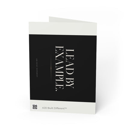 2-in-1 Lead by Example Greeting Card & Postcard