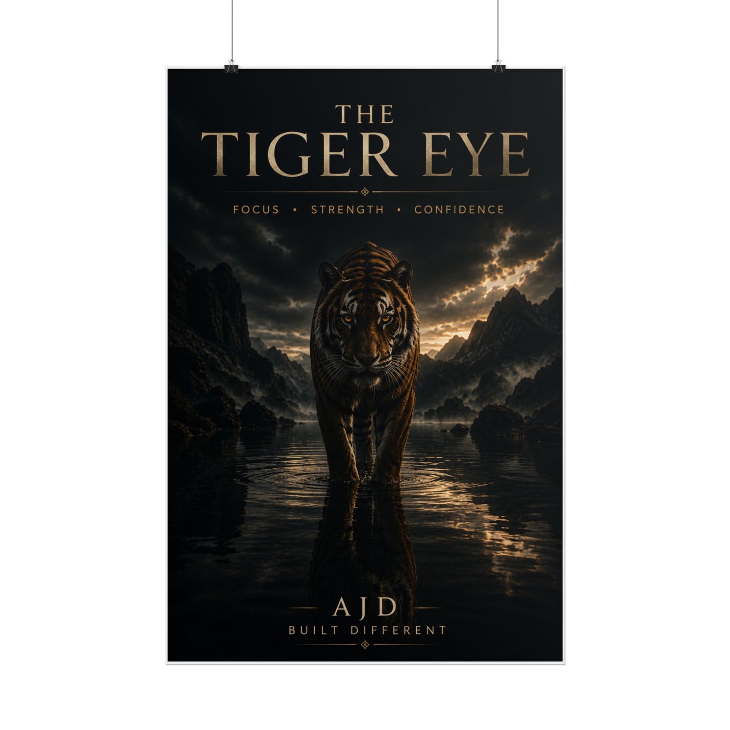 Tiger Eye Poster