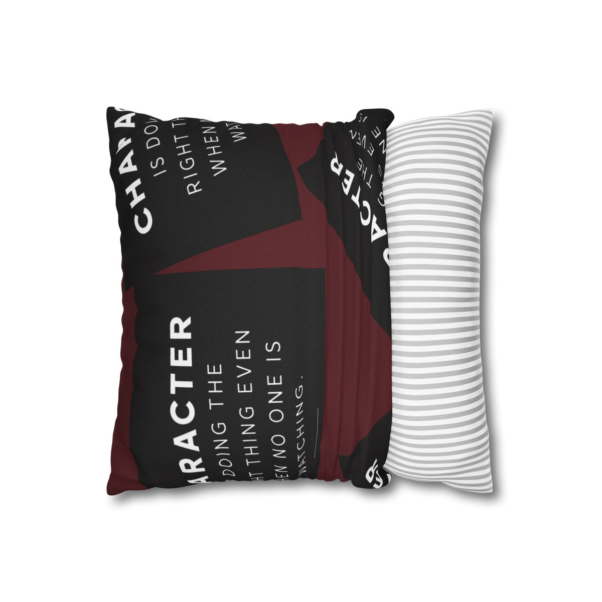 Character Is Doing the Right Thing Square Pillowcase (Cover Only)