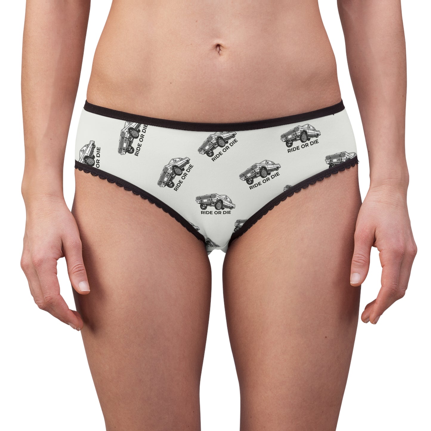 Ride or Die - Lace Trim Briefs