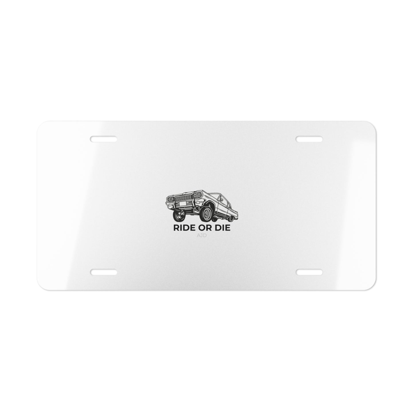 Ride or Die - License Plate