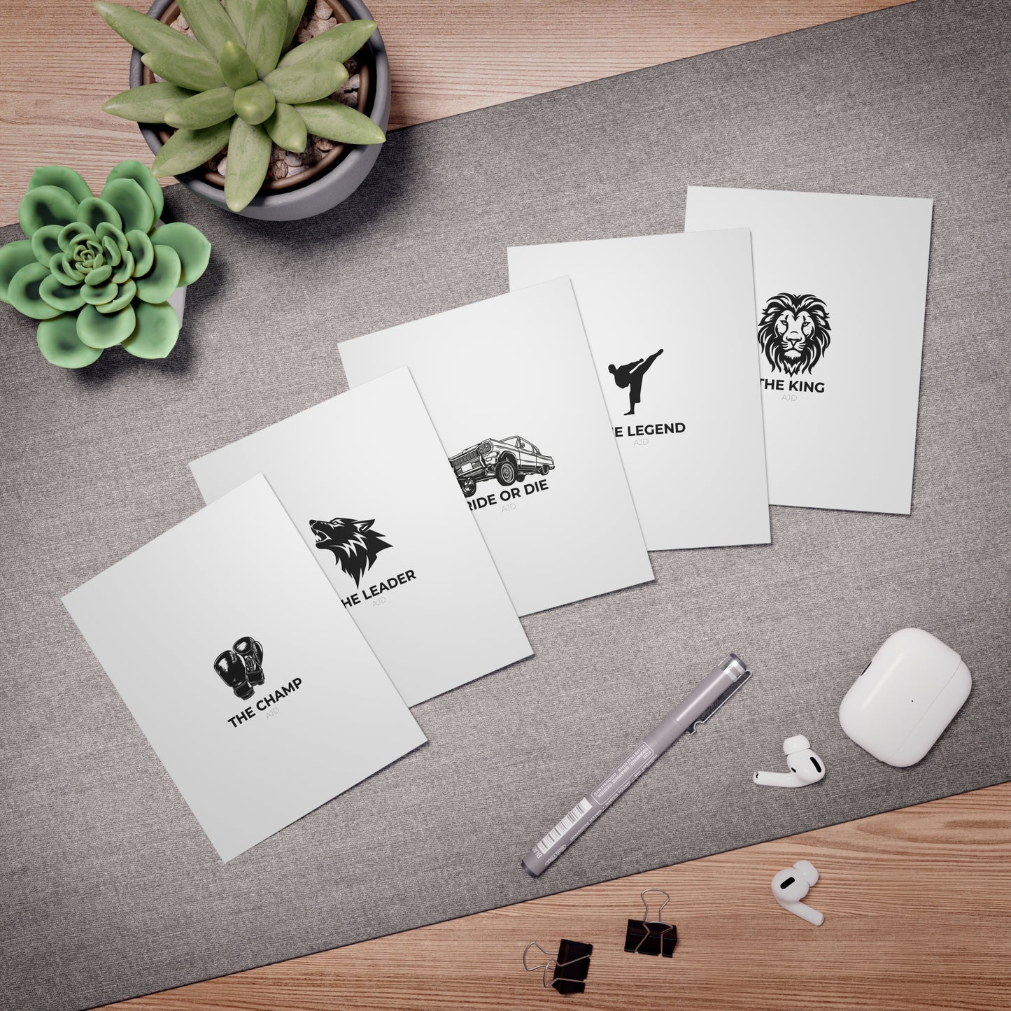 AJD Signature Collection 5-Pack — Greeting Card