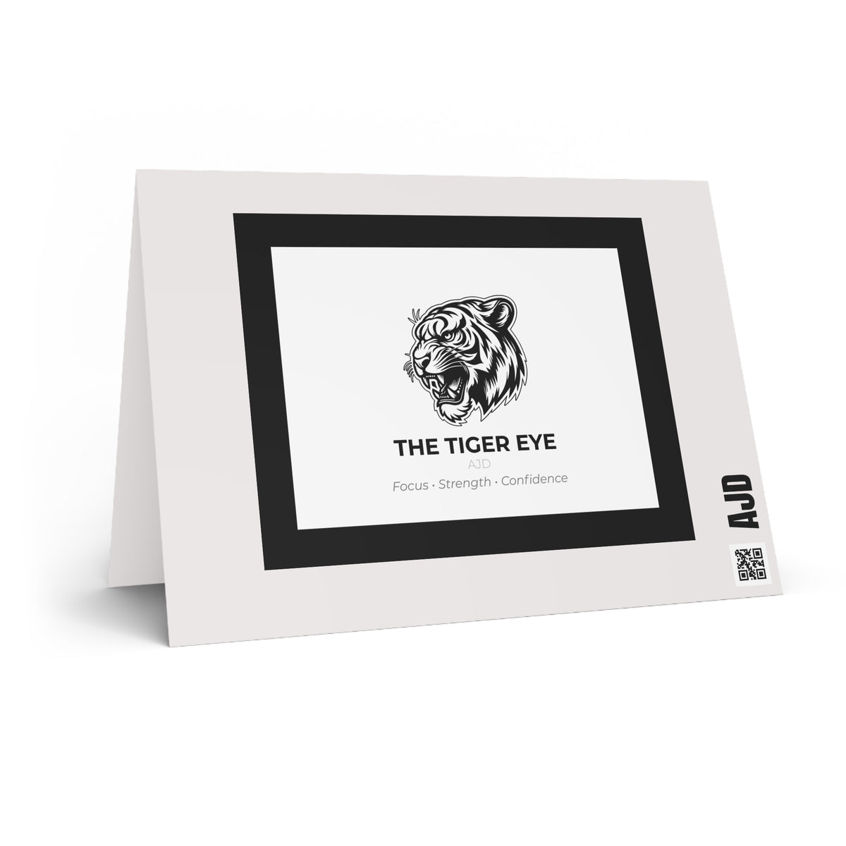 The Tiger Eye Inspirational Greeting Card