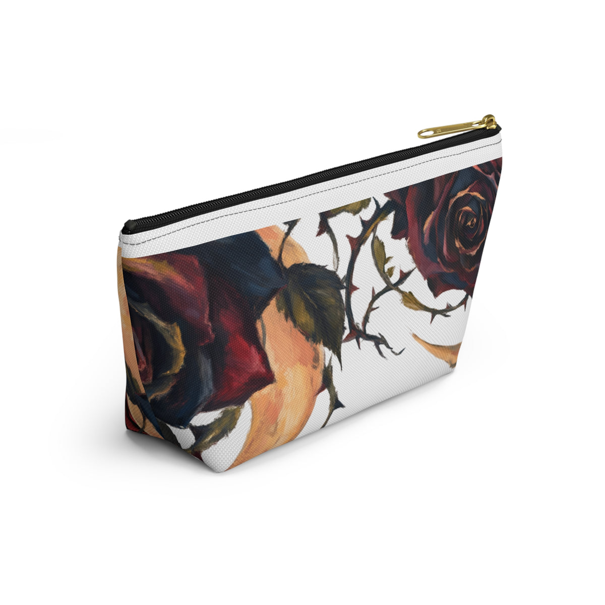 Loyalty Love Rose Floral Accessory Pouch