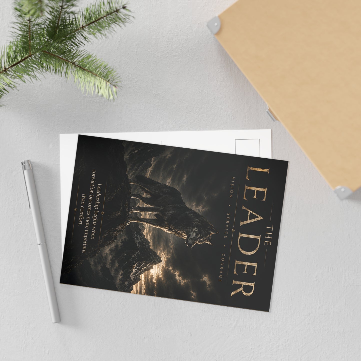 The Leader Postcard