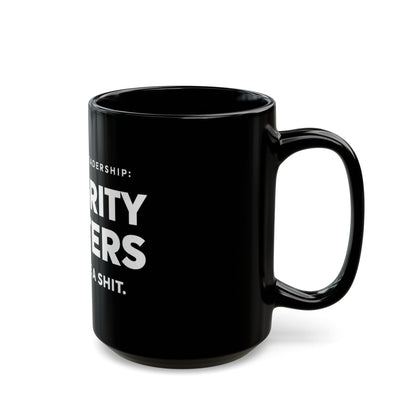 Integrity Matters Leadership Black Mug
