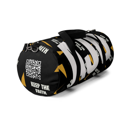 AJD Built Different Typography Duffel Bag