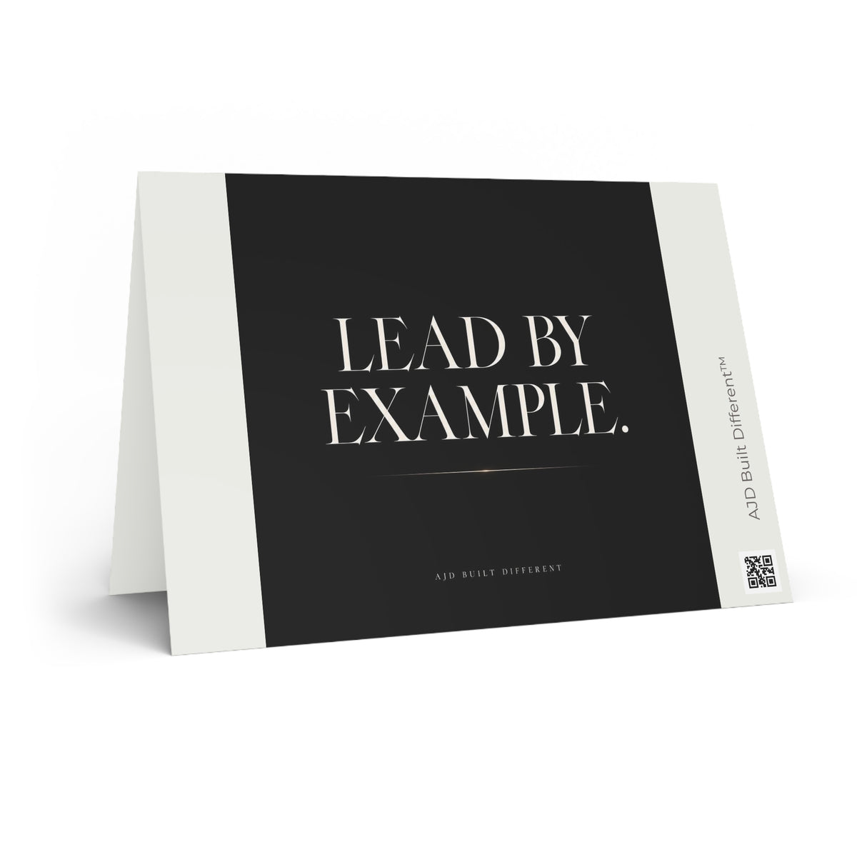 2-in-1 Lead by Example Greeting Card & Postcard
