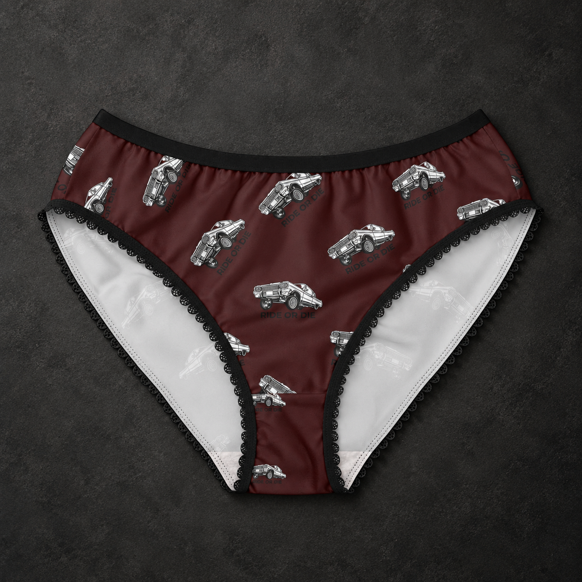 Ride or Die Lace Trim Briefs