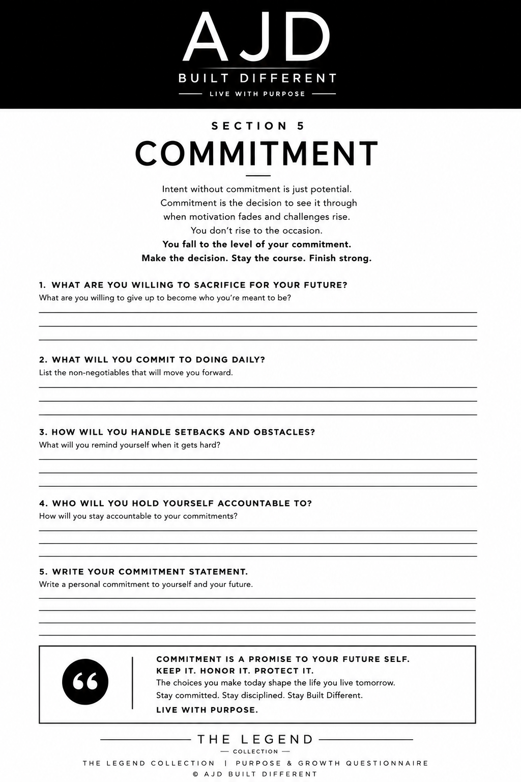 The Legend - Digital Workbook