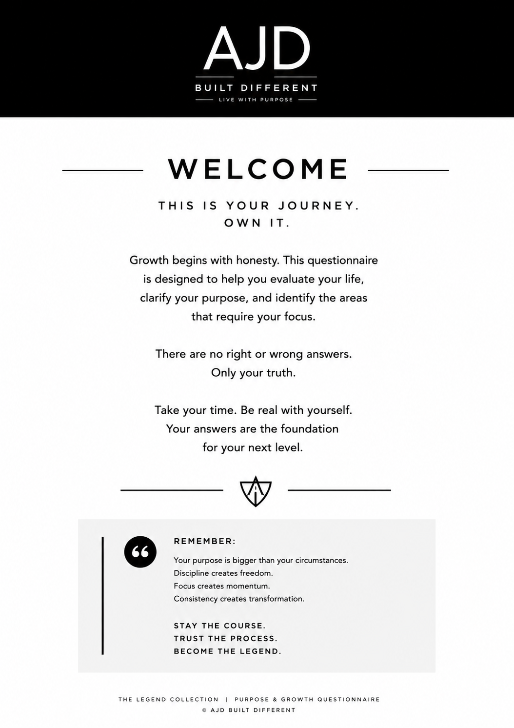 The Legend - Digital Workbook